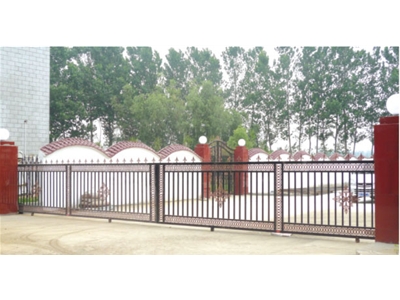 铁艺电动大门01