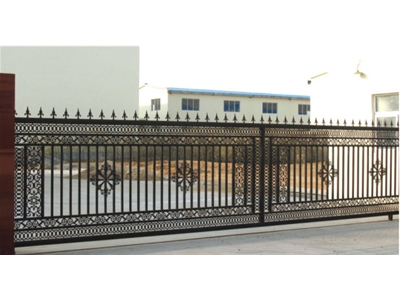 铁艺电动大门02