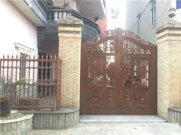 铸铝别墅门03