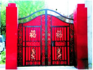 OY081新郑欧亚铁艺大门
