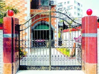 OY036新郑欧亚铁艺大门