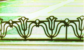 OY013铁艺花坛围栏
