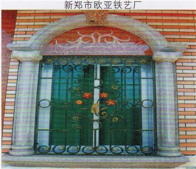 OY008新郑欧亚铁艺防护窗