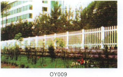 OY009新郑欧亚铁艺塑钢围栏