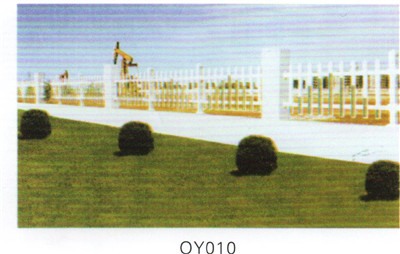 OY010新郑欧亚铁艺塑钢围栏