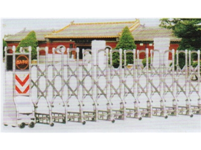 OY012新郑欧亚铁艺不锈钢收缩门